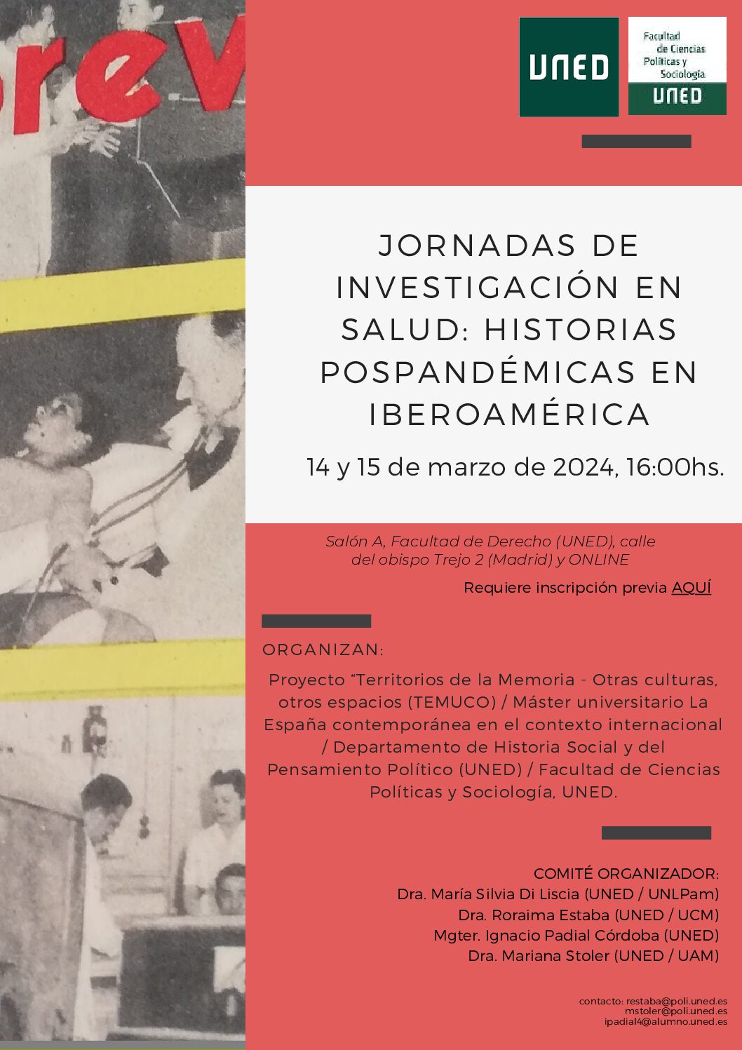 Jornadas de Investigación en Salud: historias post pandémicas en Iberoamérica
