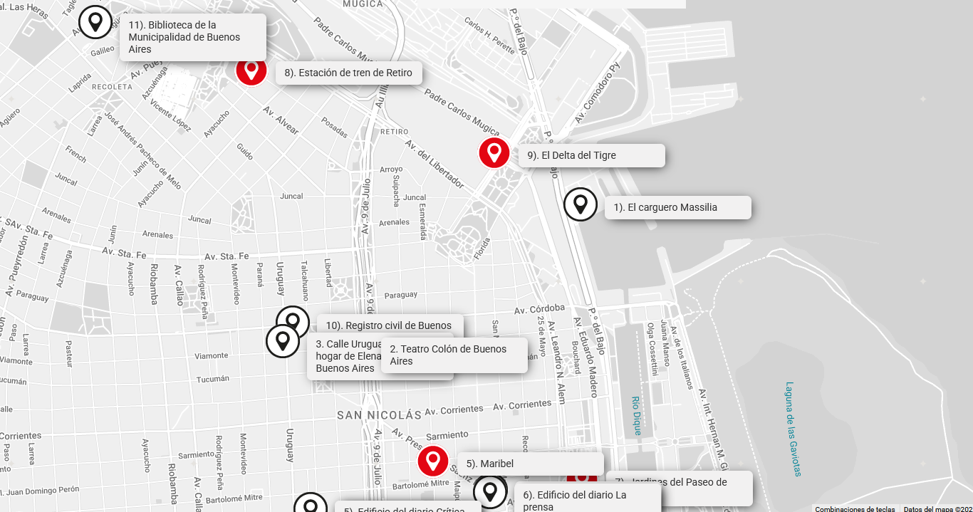 Mapa literario del exilio en Buenos Aires